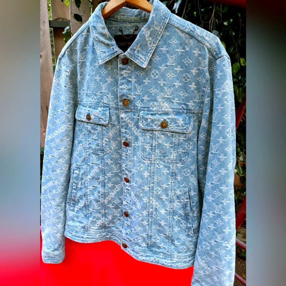2017 Louis Vuitton x Supreme Denim Jacket